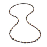 Collier Granat, Rubinquarz mix mit gold