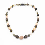 Collier Vol. Design Aventurin, Sonnenstein, Bronzit uvm mix