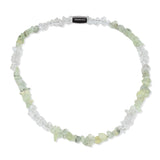 Prehnit, Bergkristall Splitter mix