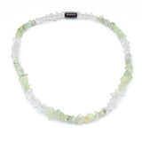 Prehnit, Bergkristall Splitter mix