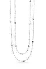 Collier Hämatit silber