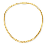 Collier Edelstahl gold