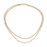 Collier Edelstahl rosé