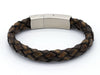 Leder  geflochten braun used look