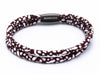 Seide dots bordeaux