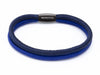 Seide 2 tone blau