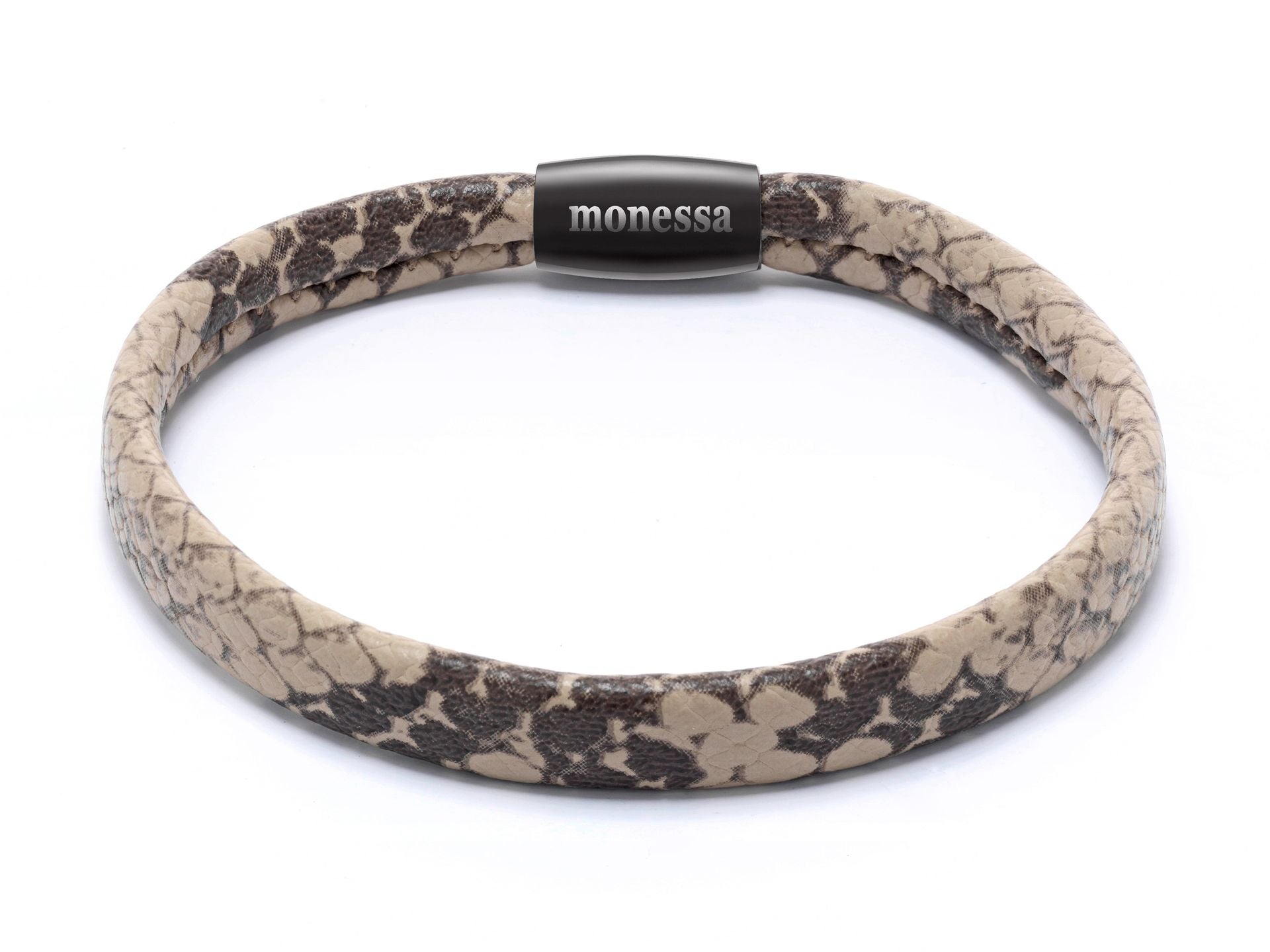Schlangenprint beige – monessa