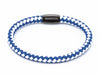 Nylon blau weiß