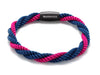 Nylon Twist petrol pink mix