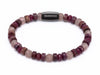 Heishi Jaspis beere, Turmalin, Jade mix