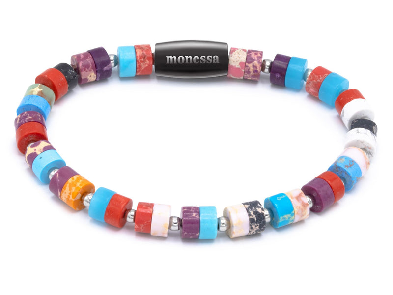 Heishi Achat multicolor