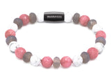 Erdbeerquarz, Howlith, Achat mix