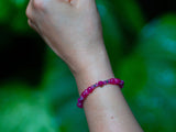 Tigerauge pink, Jade, Hämatit