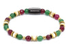 Jade, Perlmutt, Hämatit gold mix