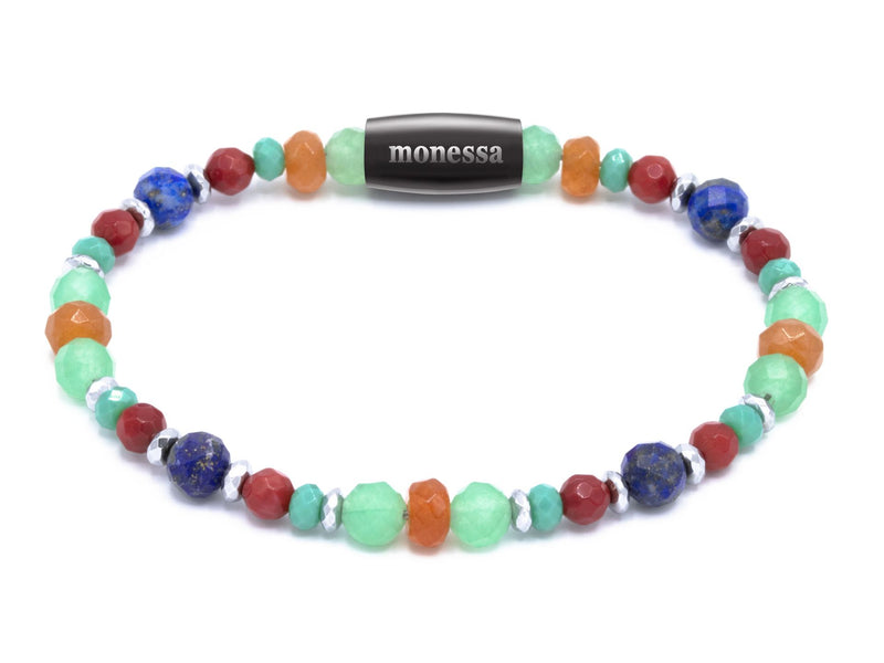 Apatit, Koralle, Jade, Aventurin, Hämatit