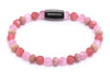 Rhodonit, Jade, Rhodochrosit