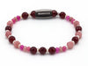 Jade pink Rhodochrosit mix