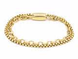 Edelstahl 2-str. gold