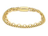 Edelstahl 2-str. gold