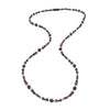 Collier Granat, Rubinquarz mix mit silber