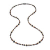 Collier Granat, Rubinquarz mix mit gold