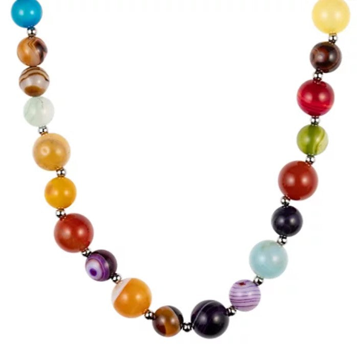 Collier Achat multicolor