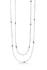 Collier Hämatit silber
