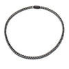Collier Edelstahl  schwarz