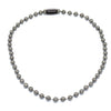 Collier Kugel schwarz
