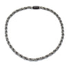 Collier Edelstahl schwarz