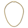 Collier Edelstahl  gold