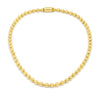 Collier Edelstahl gold