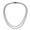 Collier Edelstahl schwarz