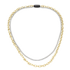 Collier Edelstahl bicolor