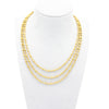 Collier Edelstahl gold