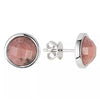 Ohrringe 925 Silber Rhodonit