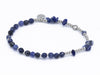 Flex Sodalith mit Splitter, silber mix