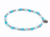 Flex Amazonit, silber mix