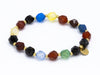 Flex Achat multicolor, gold mix
