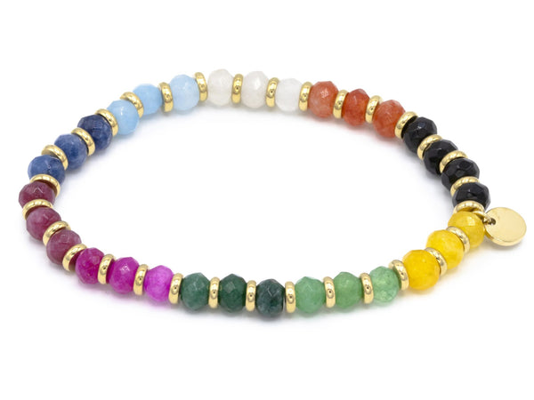 Achat multicolor, gold