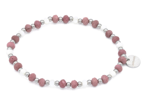 Rhodochrosit, Muschel, gold mix