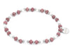 Rhodochrosit, Muschel, gold mix