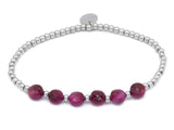 Edelstahl, Tigerauge pink