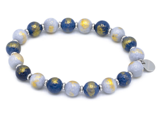 Jade blau, grau