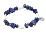 Lapis, Süßwasserperle mix