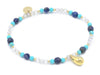Lapis, Magnesit, Labradorit mit Tropfen gold