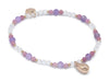 Amethyst, Turmalin, Mondstein mit Tropfen rosé