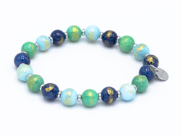 Jade blau, grün mix
