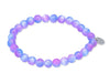 Selenit blau, rosa
