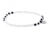 Flex Hämatit silber, Onyx